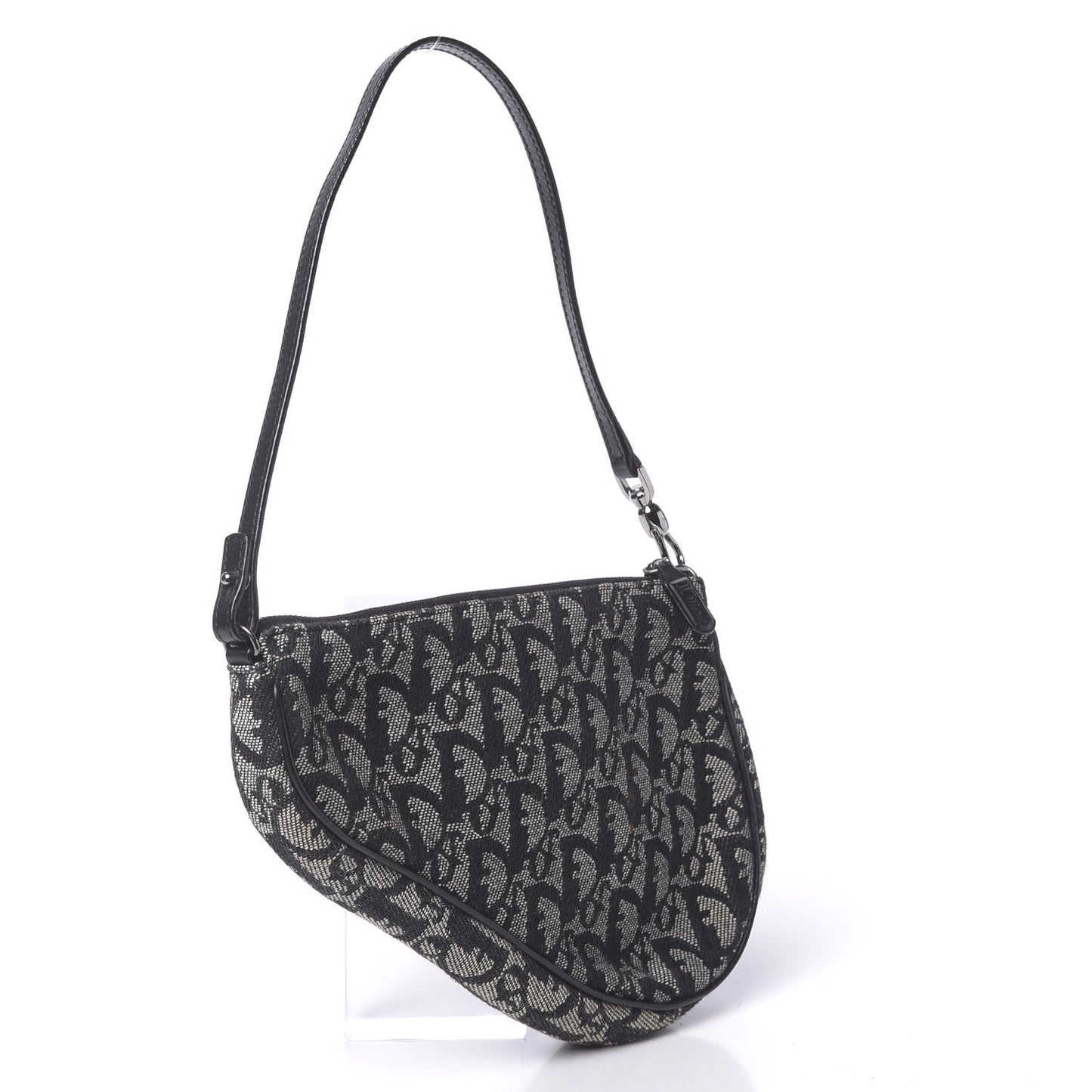 Monogram Mini Saddle Pochette Black
