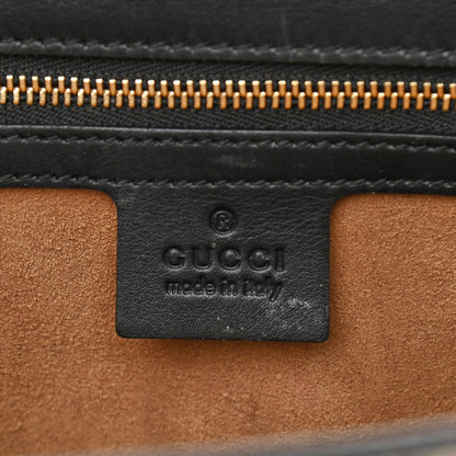 Gucci GG Supreme Monogram Calfskin Medium Padlock Shoulder Bag Beige Black Cuir 7 of 15