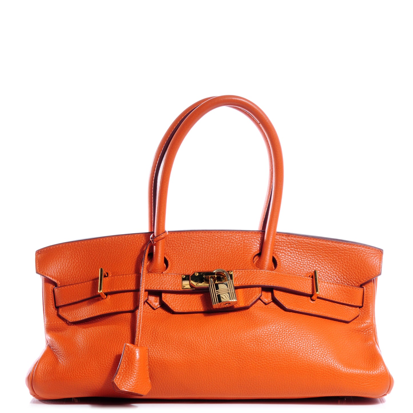 Taurillon Clemence JPG Birkin 42 Orange