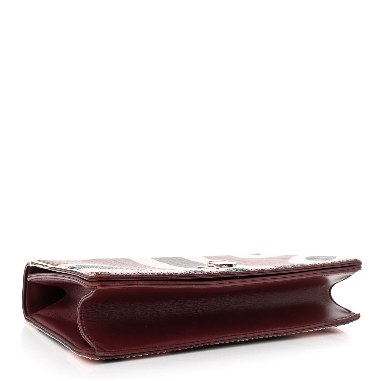 Printed Patchwork Large Diorama Flap Bag Multicolor