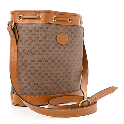 Gucci X DISNEY Mini Vintage GG Supreme Monogram Bucket Bag Beige Vintage Sun Oil 3 of 8