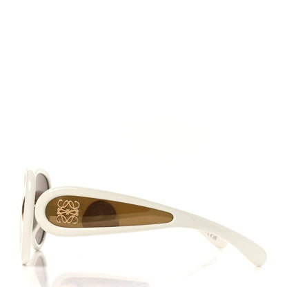 Loewe Acetate Pilot Mask sunglasses LW40132I White 3 of 7