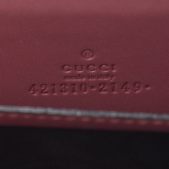 GG Supreme Monogram Blooms Zip Around Card Case Wallet Beige Multicolor Dry Rose