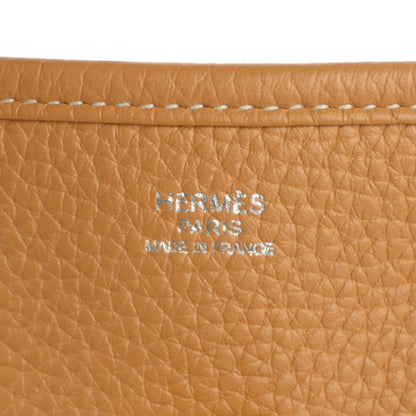Hermes Taurillon Clemence Evelyne III PM Natural Sable 11 of 16