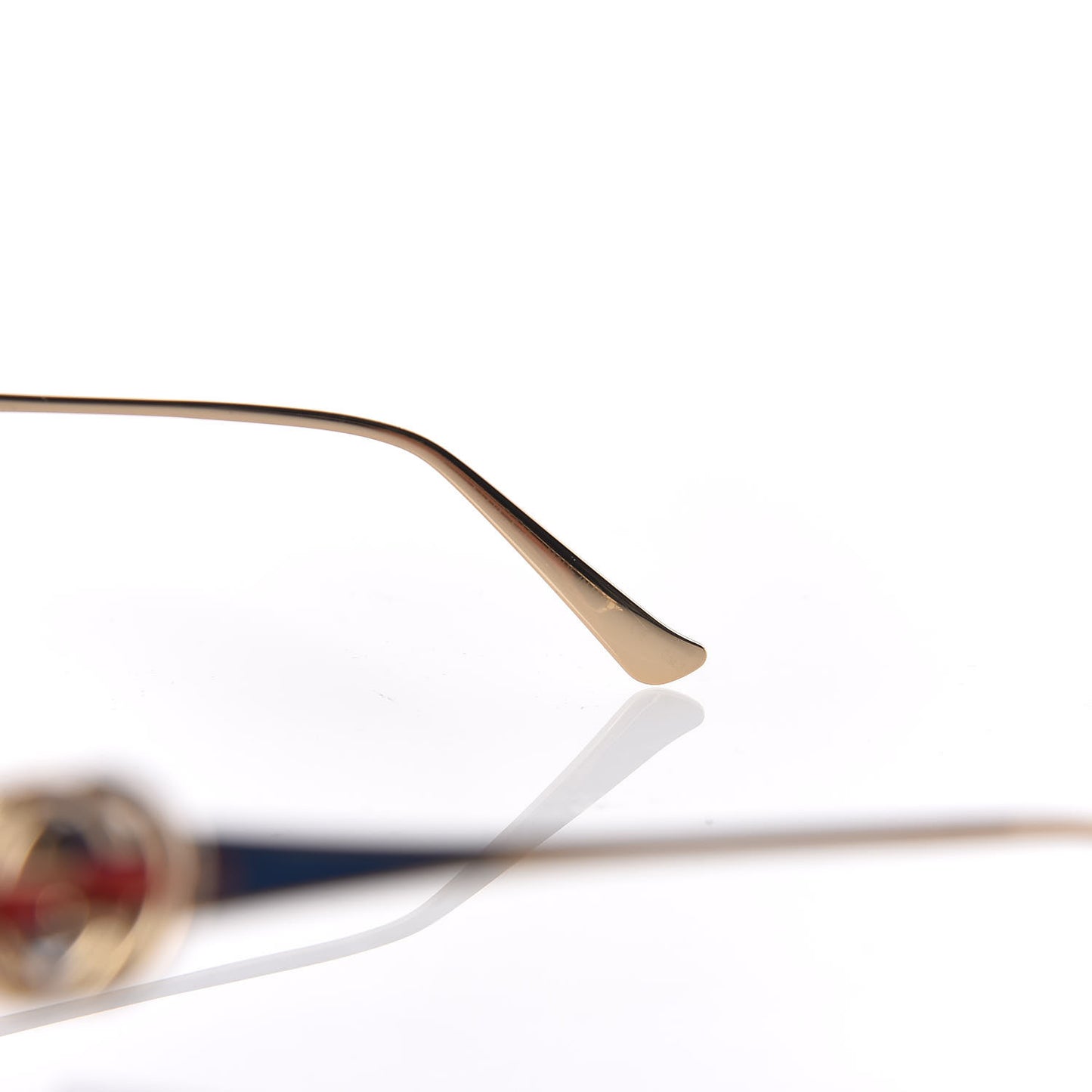 Metal Oversized Round Frame GG0225S Sunglasses Gold