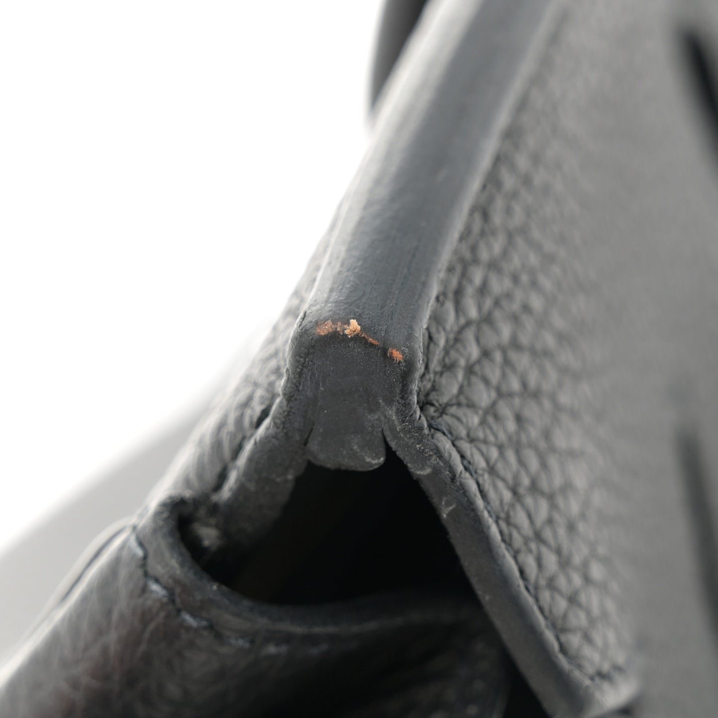 Taurillon Clemence Birkin 25 Etain Black