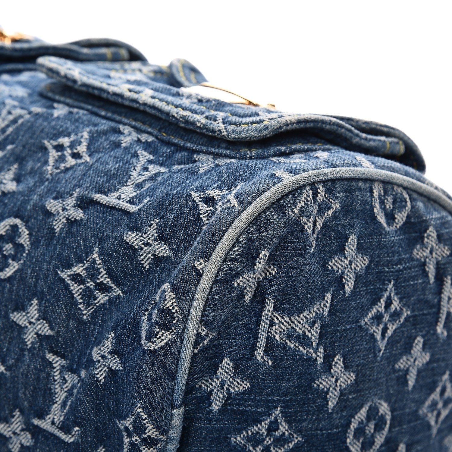 Louis Vuitton Monogram Denim Neo Speedy Blue 9 of 11