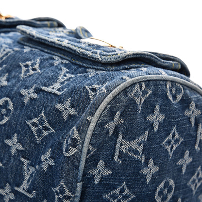 Louis Vuitton Monogram Denim Neo Speedy Blue 9 of 11