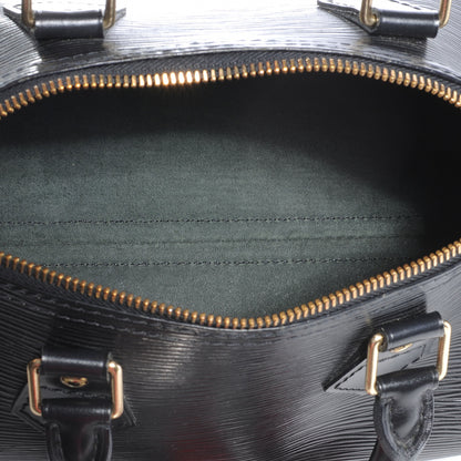 Louis Vuitton Epi Speedy 25 Black 5 of 7