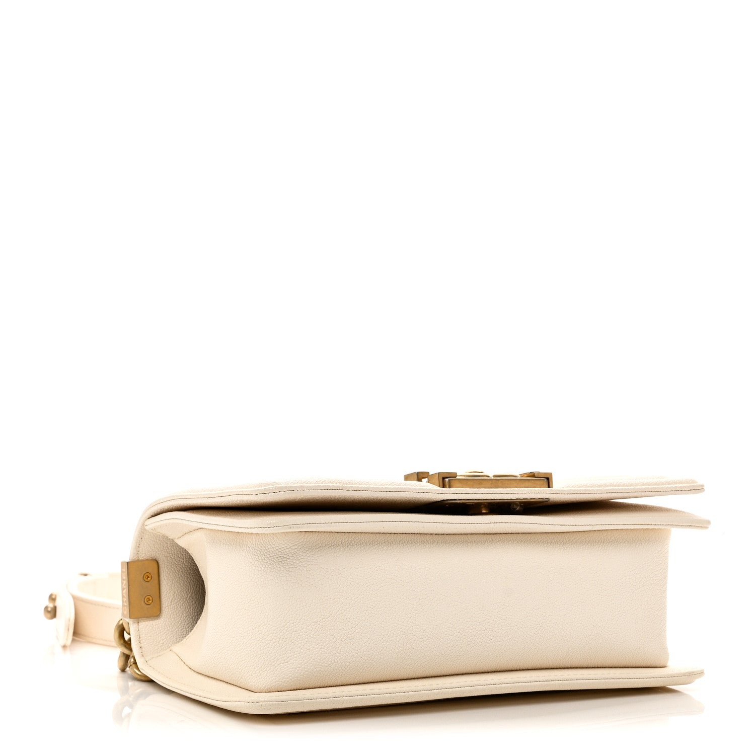 Chanel Caviar Quilted Small Boy Flap White 4 of 11