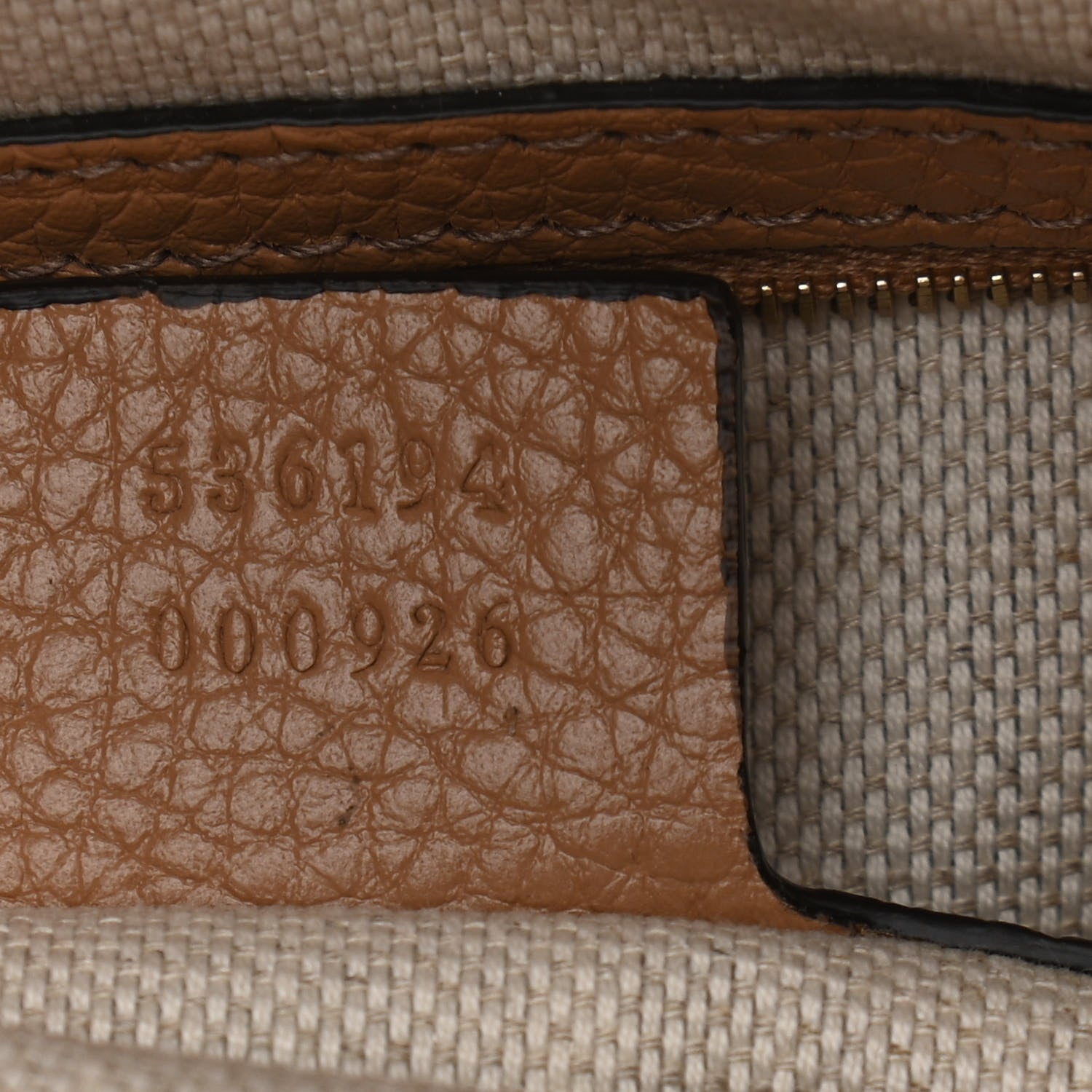 Gucci Pebbled Calfskin Large Soho Hobo Camelia 7 of 11