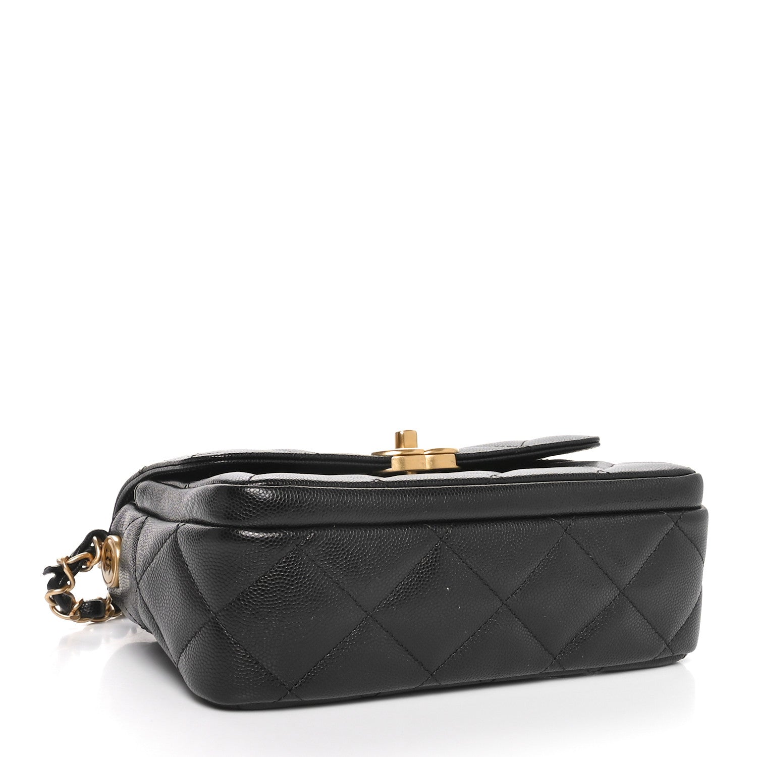 Chanel Shiny Caviar Quilted Mini Flap Black 4 of 10