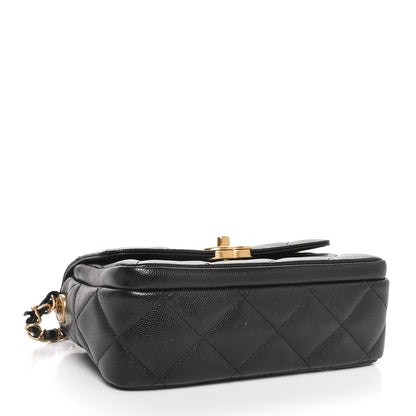 Chanel Shiny Caviar Quilted Mini Flap Black 4 of 10