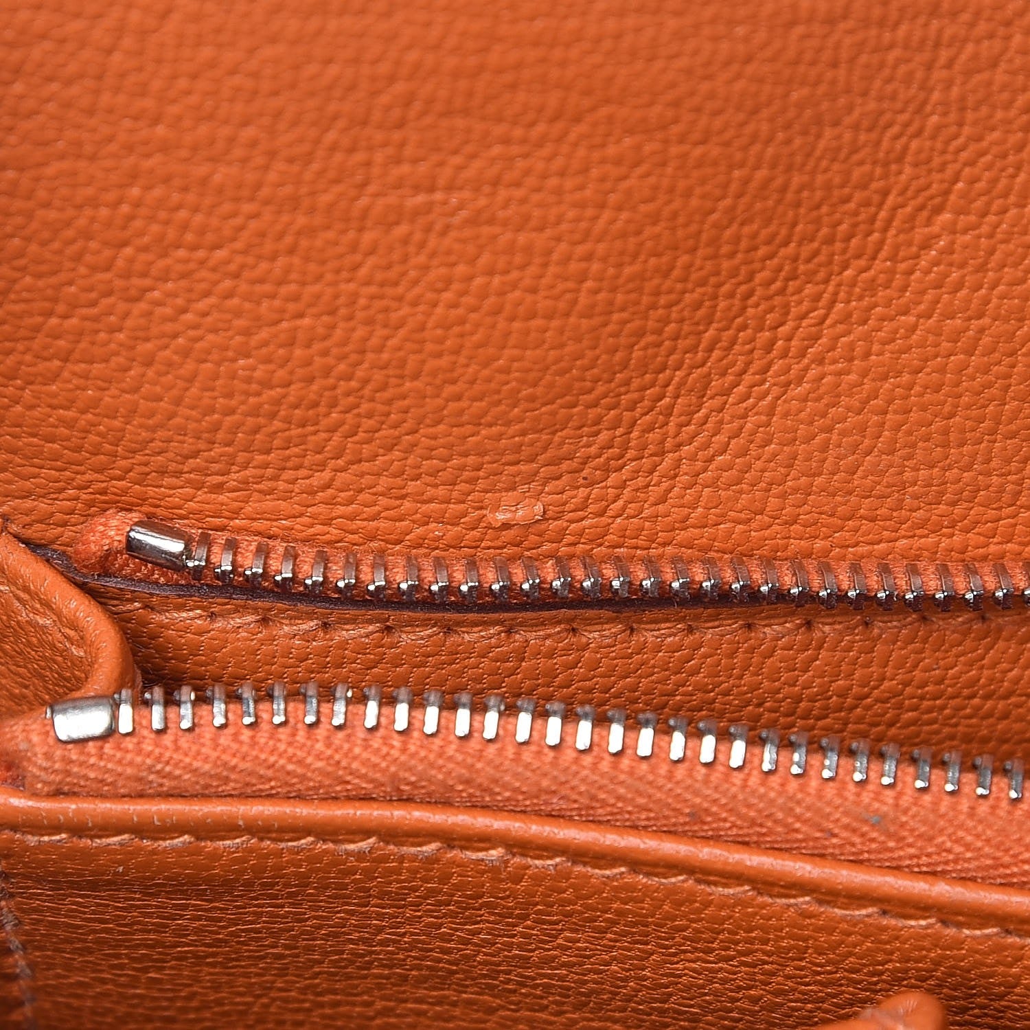 Hermes Taurillon Clemence Jypsiere 28 Orange 9 of 14