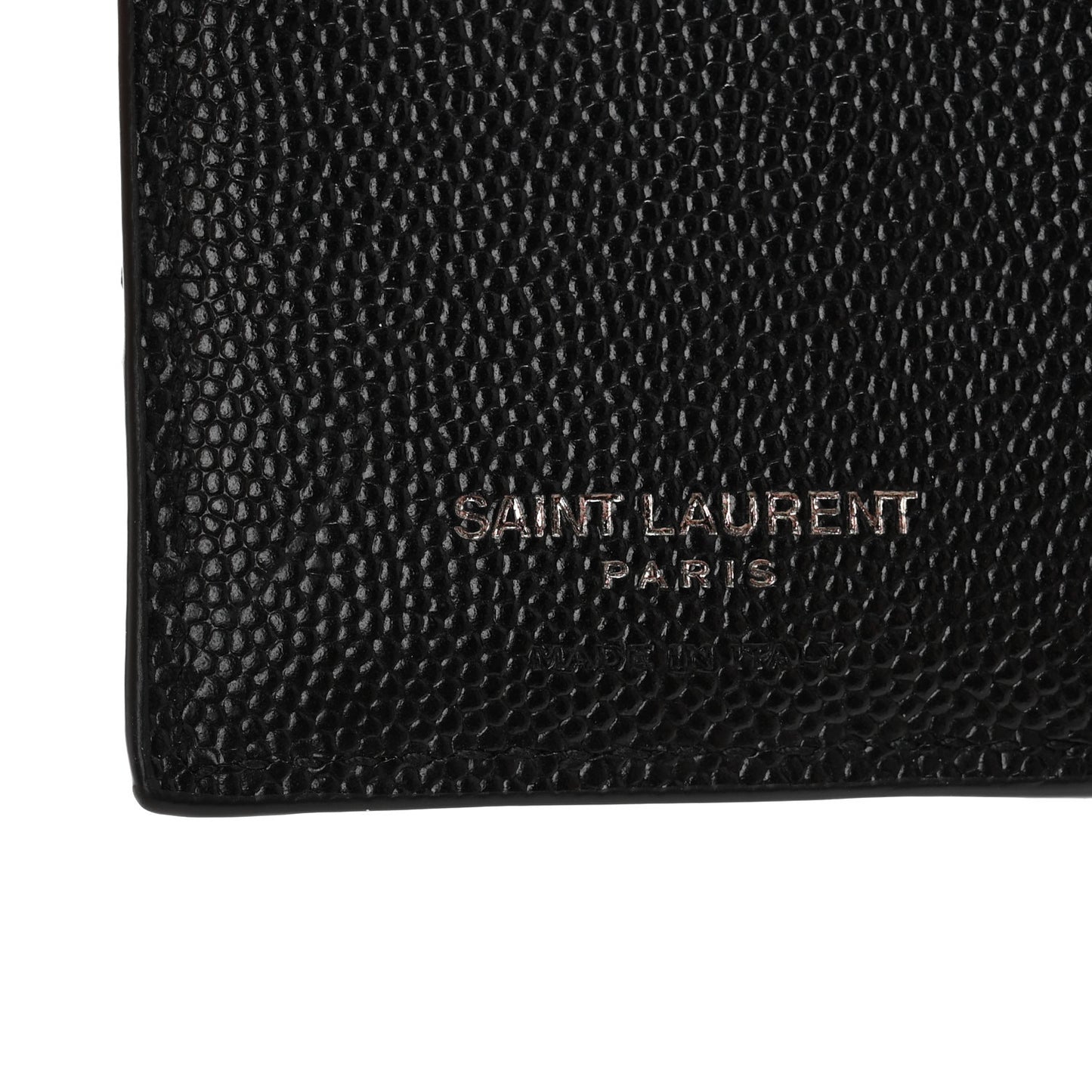 Grain De Poudre Matelasse Chevron Monogram Zipped Card Case Black