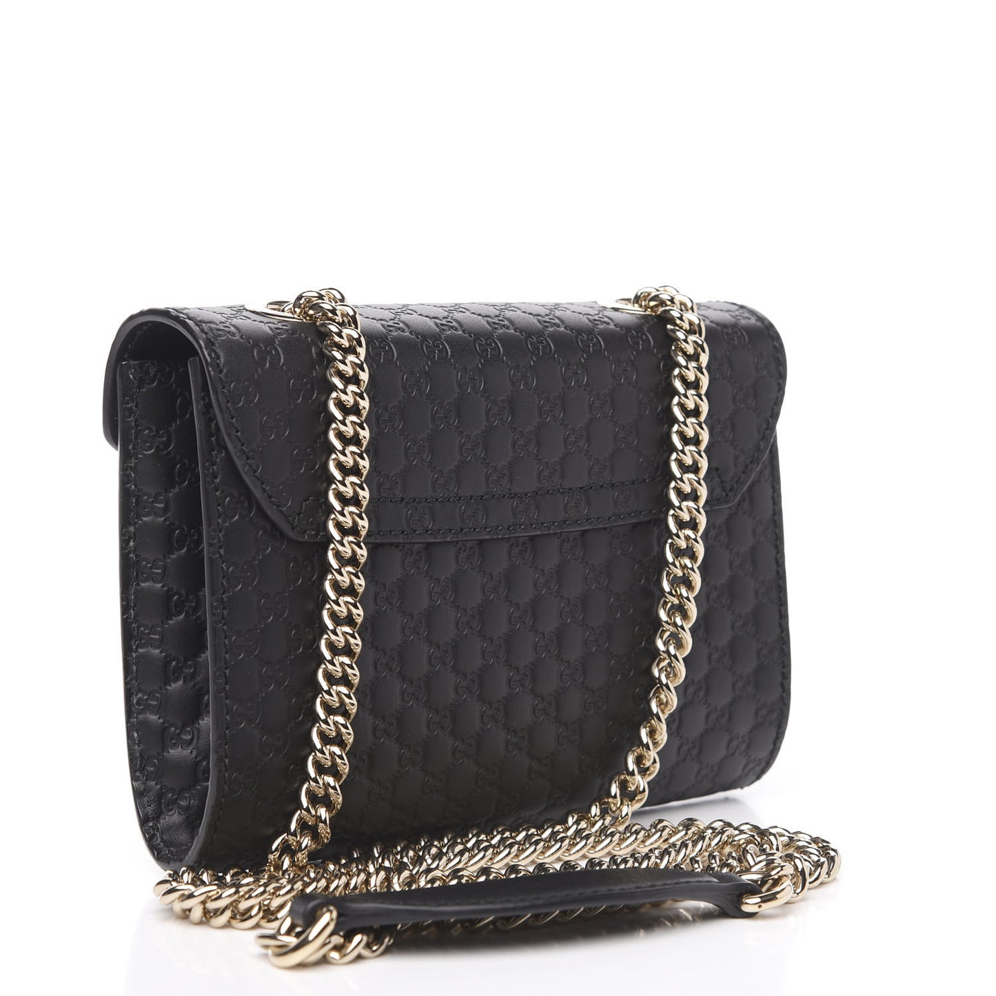Microguccissima Mini Emily Shoulder Bag Black