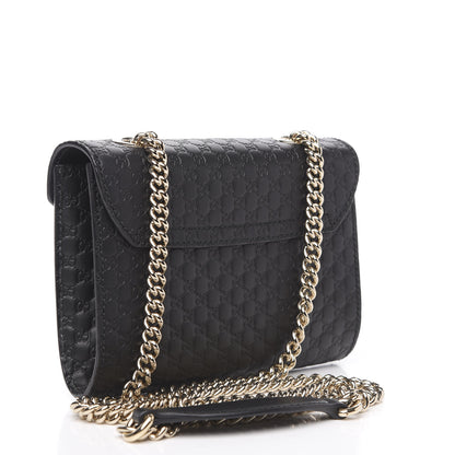 Gucci Microguccissima Mini Emily Shoulder Bag Black 2 of 11