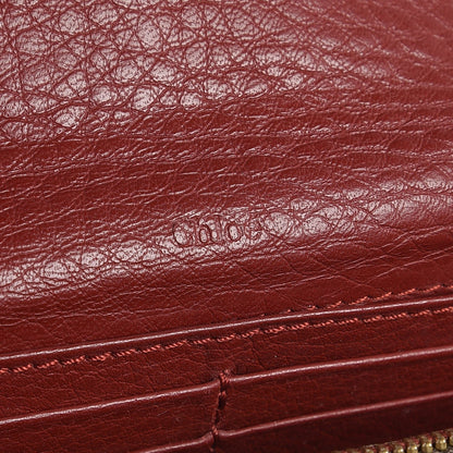 Chloe Calfskin Marcie Continental Flap Wallet Poppy 6 of 7