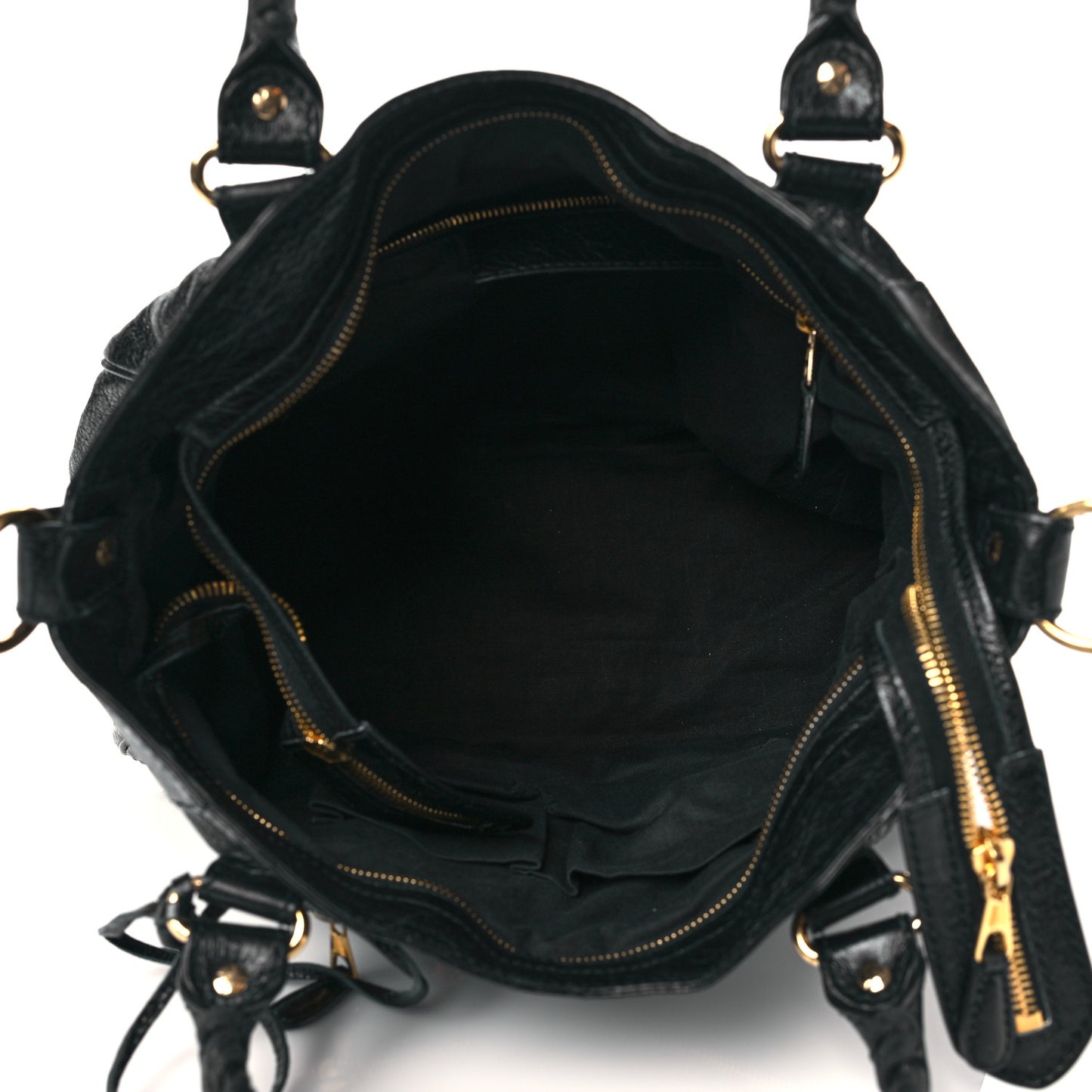 Agneau Giant 12 Gold Hardware Velo Black