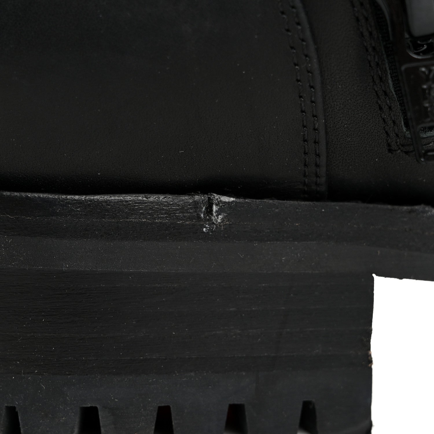Christian Louboutin Calfskin Spikes TS Croc Flat Boots 39 Black 12 of 13
