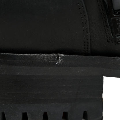 Christian Louboutin Calfskin Spikes TS Croc Flat Boots 39 Black 12 of 13