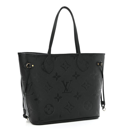 Louis Vuitton Empreinte Monogram Giant Neverfull MM Black 4 of 10