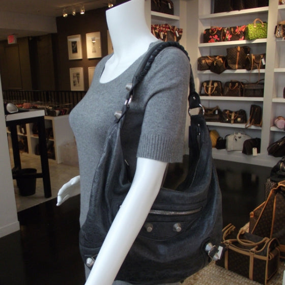Balenciaga Agneau Giant Hobo Anthracite 2 of 11