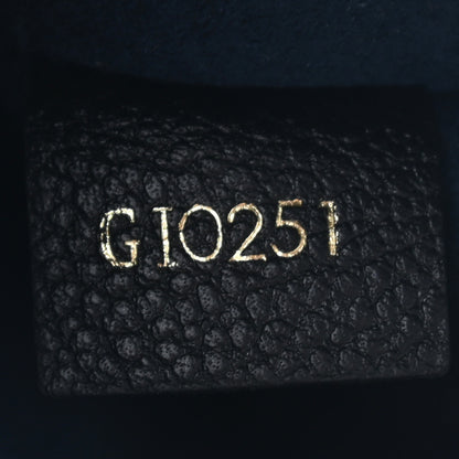 Louis Vuitton Empreinte Monogram Giant Neverfull MM Pochette Black 7 of 8