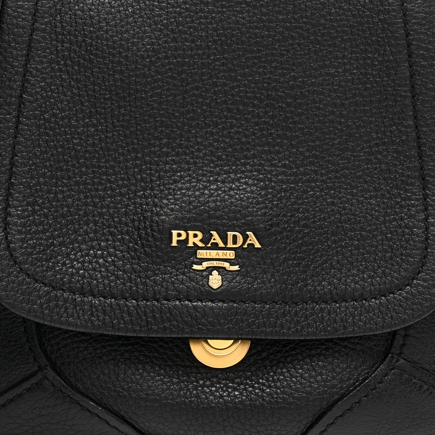 Prada Vitello Daino Crossbody Bag Black 7 of 13