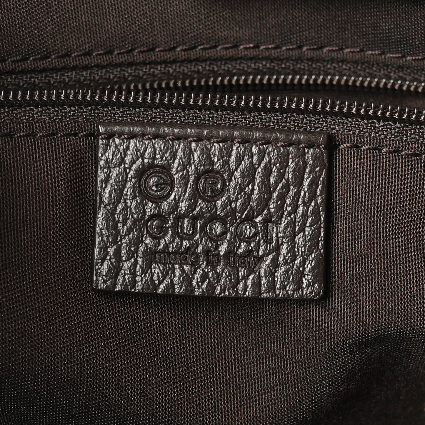Monogram Medium Abbey Convertible Tote Dark Brown