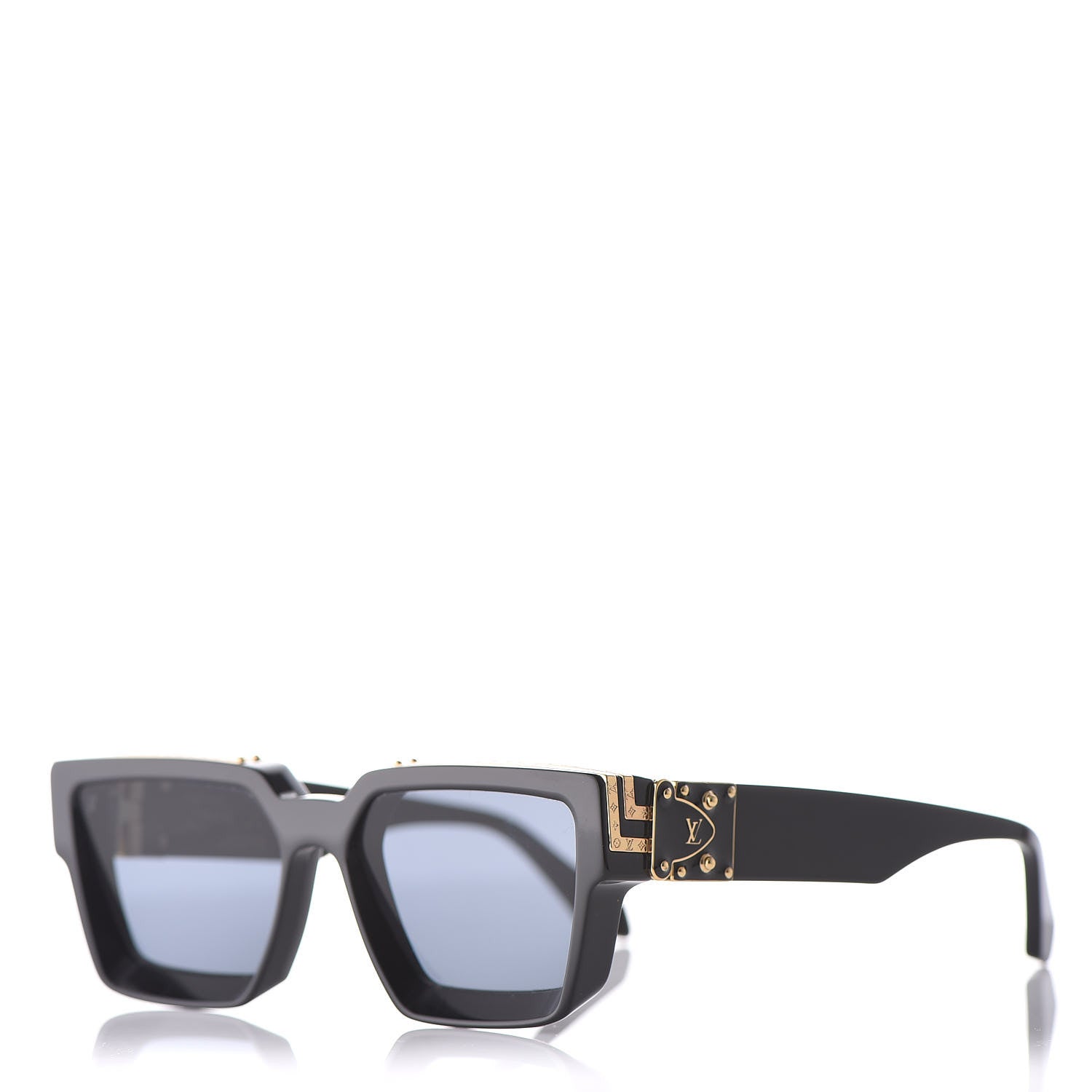 Louis Vuitton Acetate 1.1 Millionaires Sunglasses Z1165W Black 1 of 9