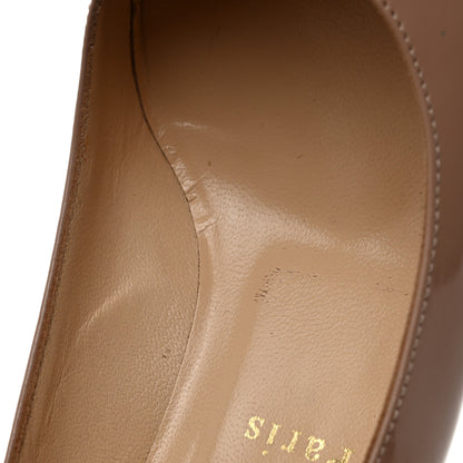 Christian Louboutin Patent New Simple 85 Pumps 37 Nude 8 of 9