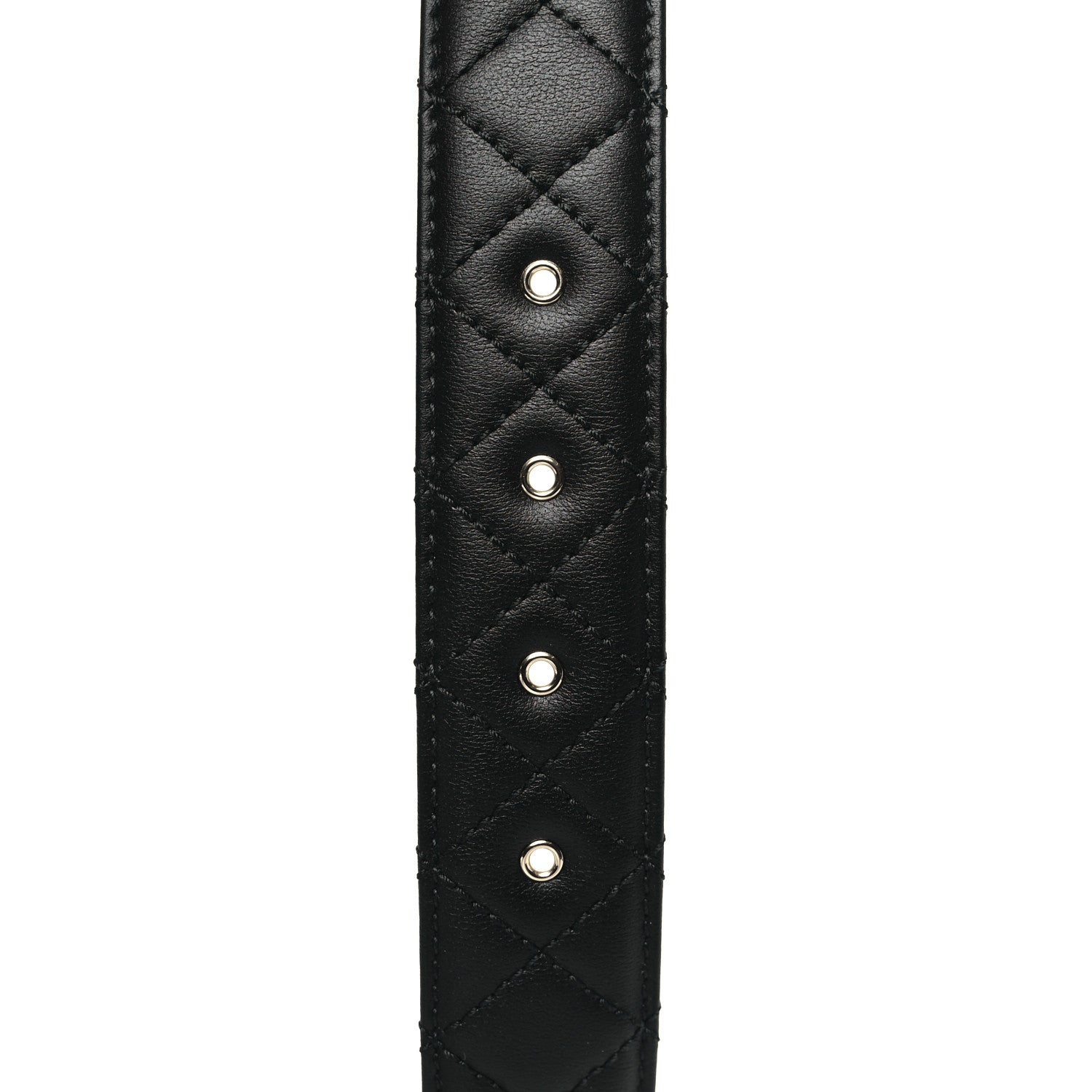 Chanel Calfskin Quilted CC Chain Belt 85 34 Black 7 of 8
