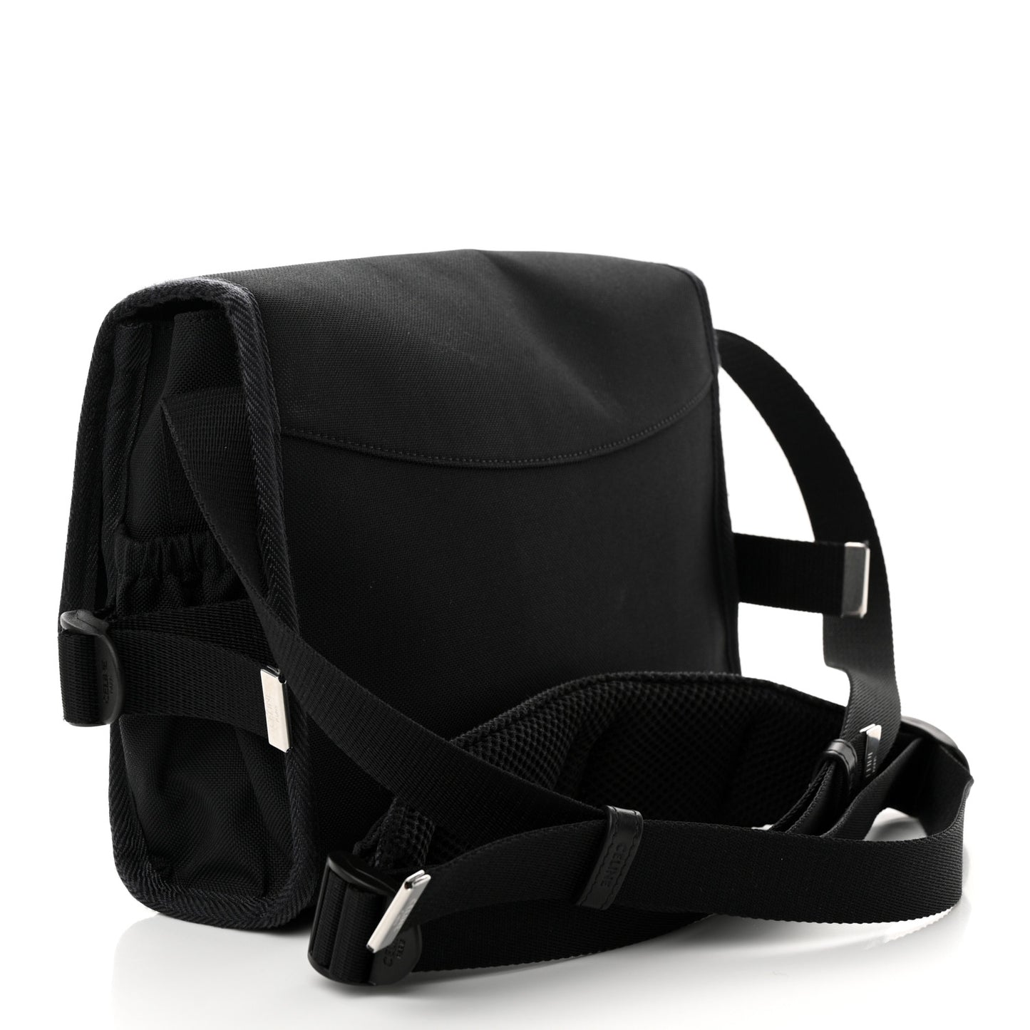 Canvas Small Trekking Messenger Bag Black
