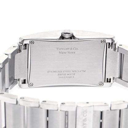 Tiffany Stainless Steel 25mm East West Quartz Watch 3 of 4