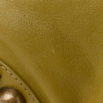 Burberry Calfskin Studded Alverton Hobo Green 15 of 16