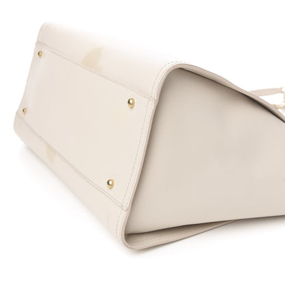 Chanel Caviar Medium Studded Deauville Tote Beige 11 of 12