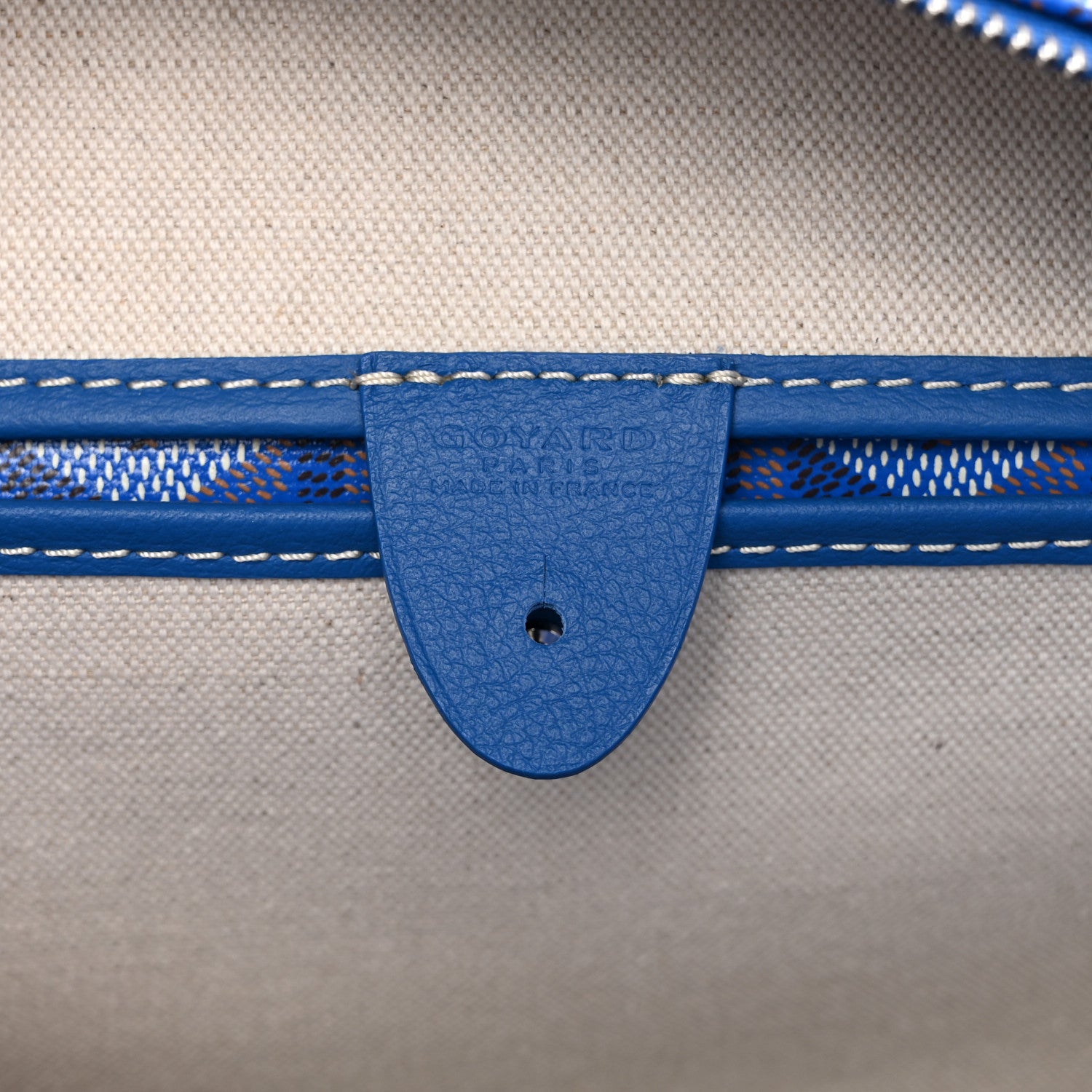 Goyard Goyardine Artois MM Blue 6 of 10