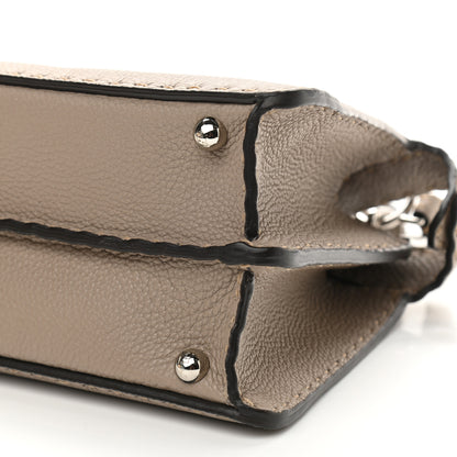 Fendi Cuoio Romano Selleria Chamois Small Peekaboo I SEE U Satchel Corda Camelia Cipria 10 of 11