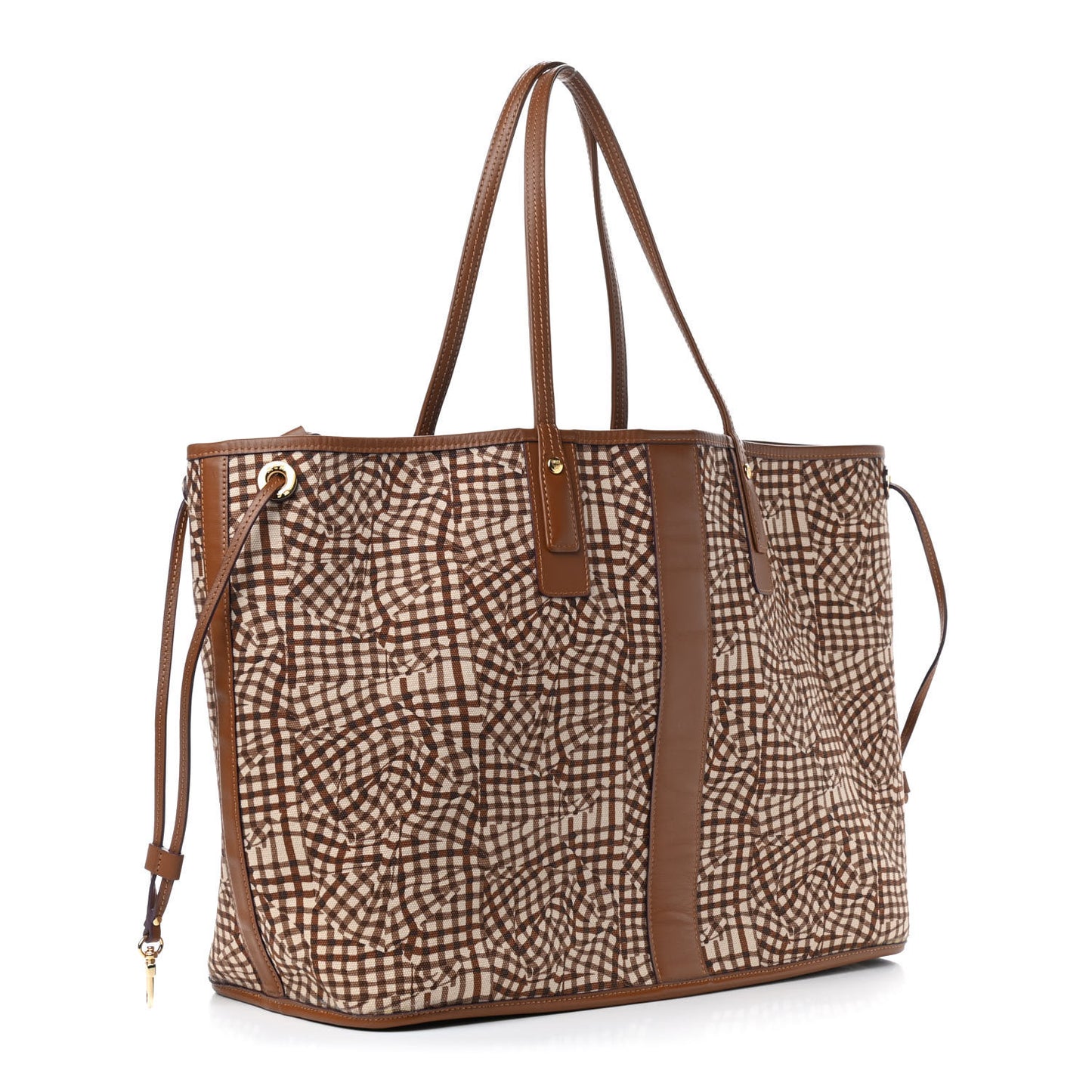 Visetos Medium Liz Reversible Shopper Tote Cognac