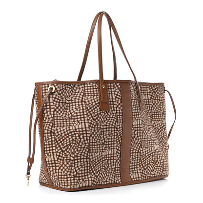 MCM Visetos Medium Liz Reversible Shopper Tote Cognac 5 of 15