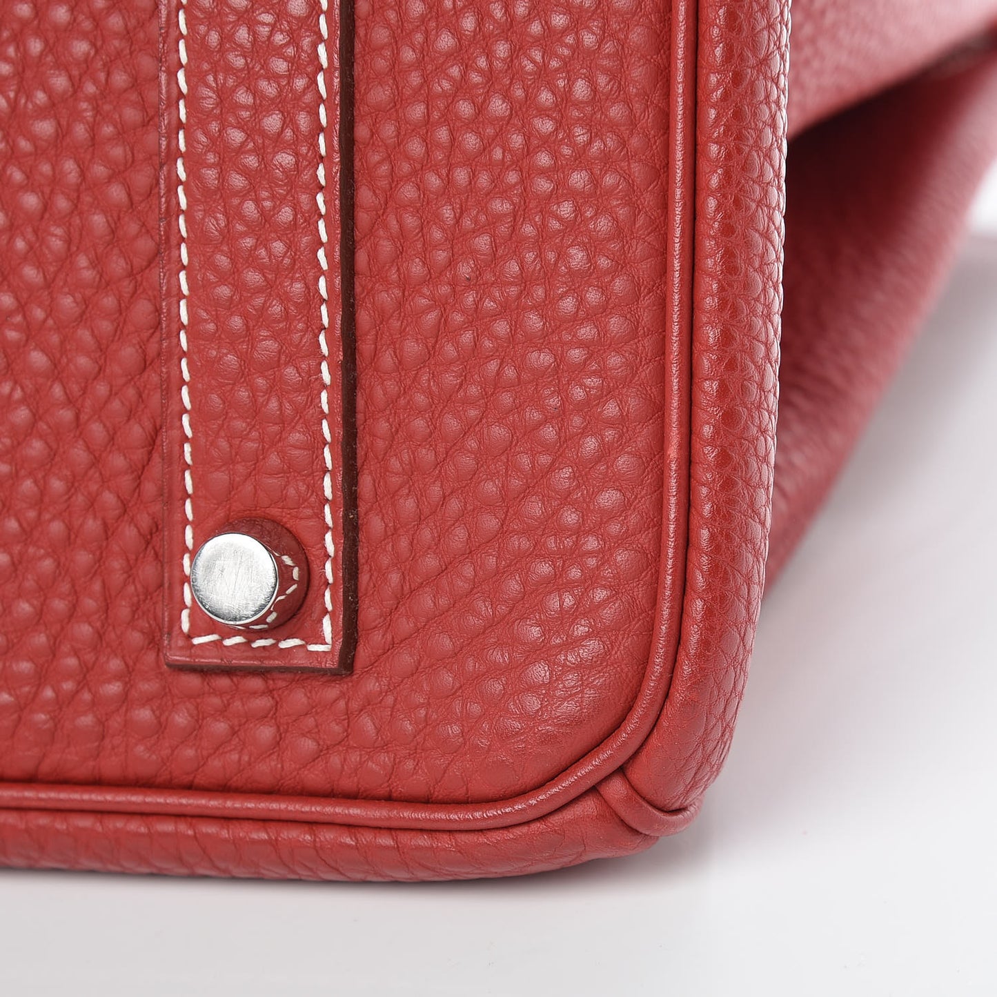 Togo Horseshoe Birkin 35 Rouge Garance