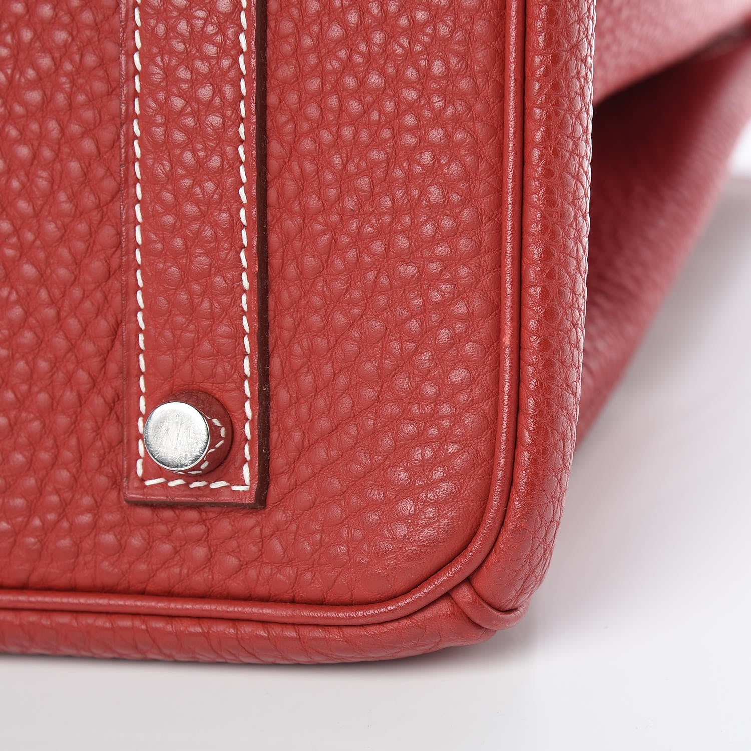 Hermes Togo Horseshoe Birkin 35 Rouge Garance 42 of 42