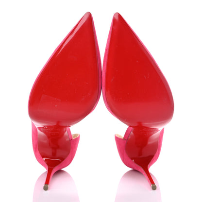 Christian Louboutin Suede Iriza 100 Pumps 41 Bengal Rose 9 of 13