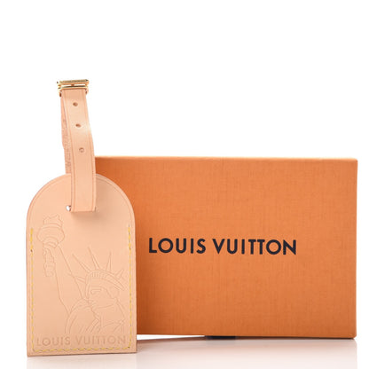 Louis Vuitton Vachetta Statue of Liberty Luggage Tag 7 of 7