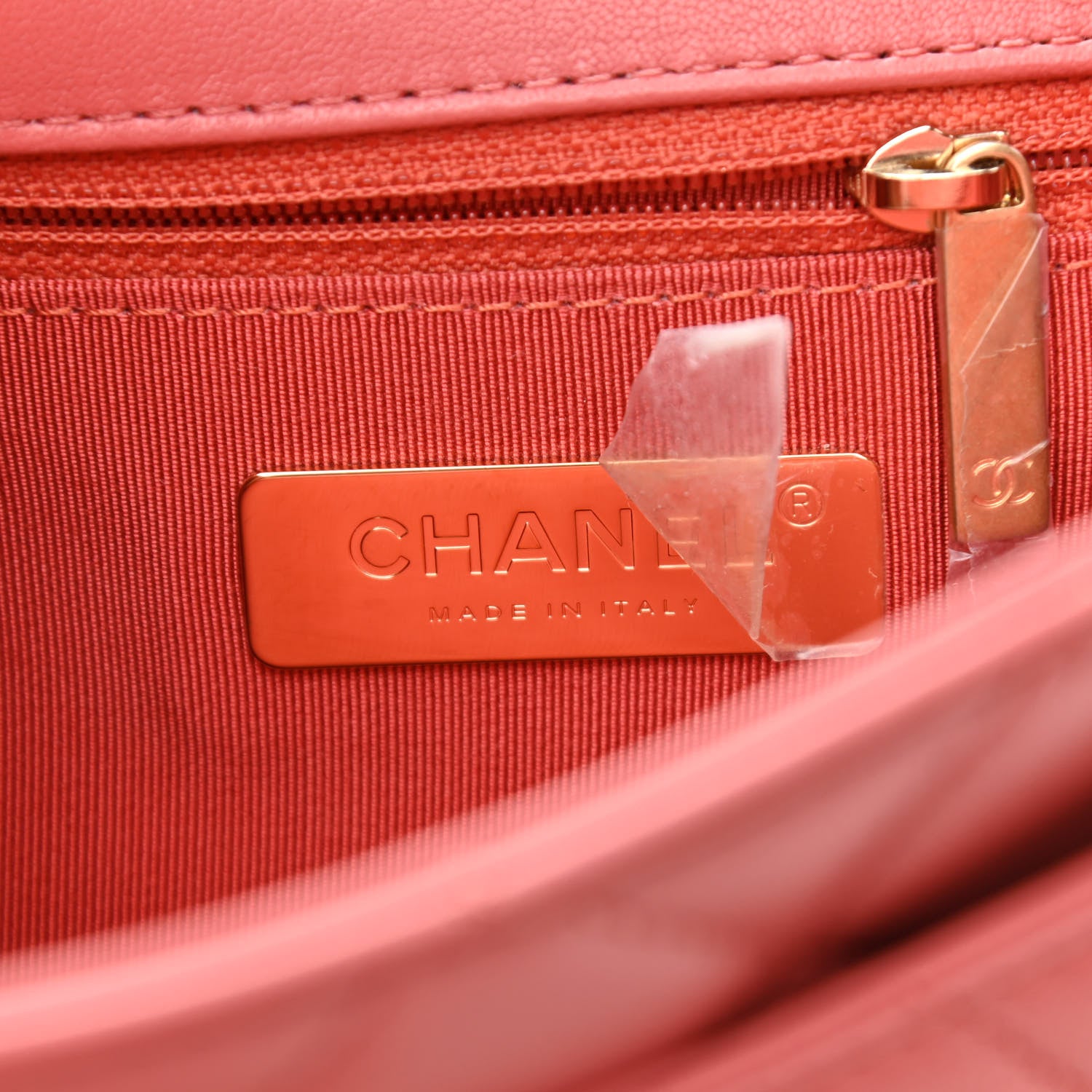 Chanel Lambskin Quilted Small Chain Infinity Top Handle Flap Dark Red 6 of 11