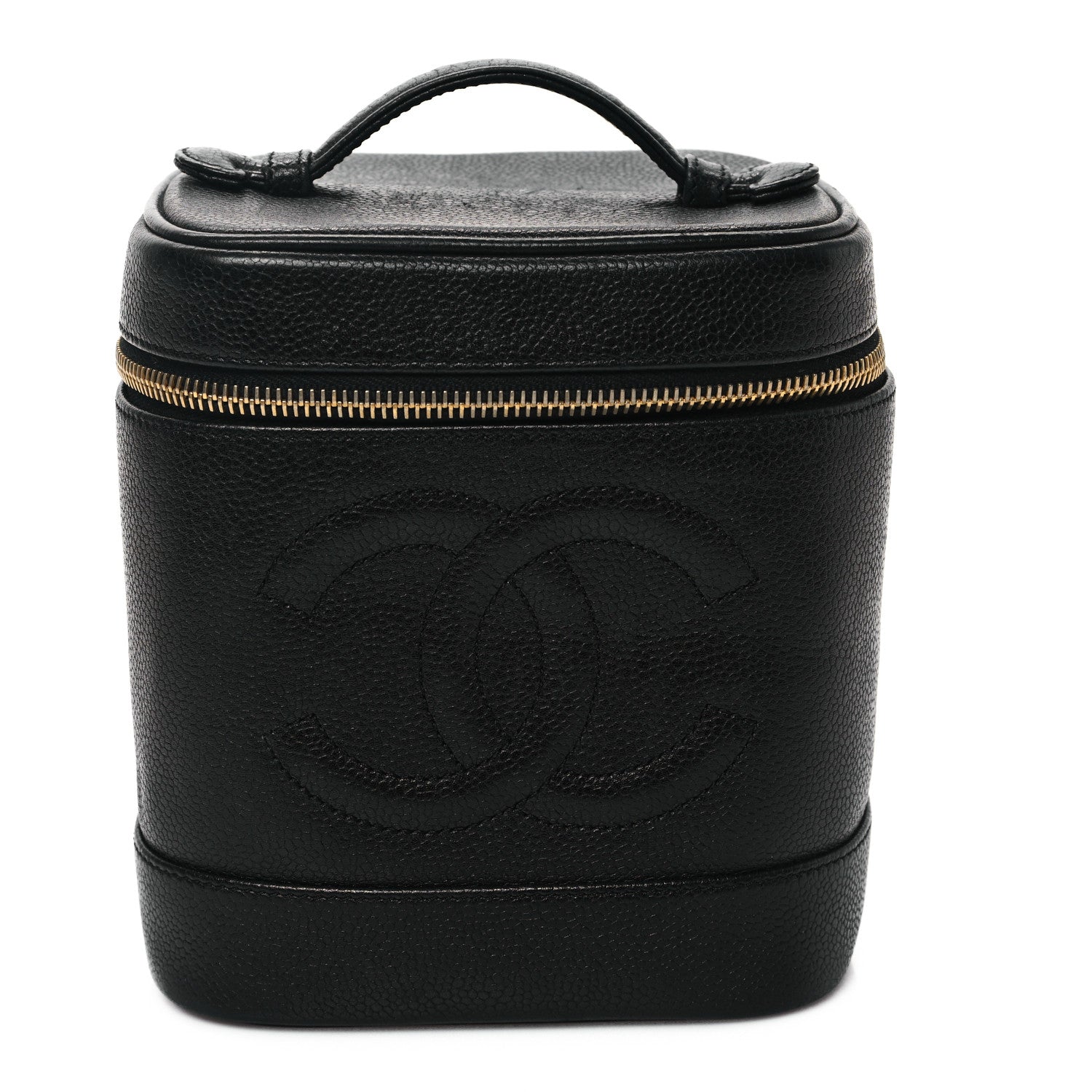 Chanel Caviar Vanity Cosmetic Case Black 1 of 11