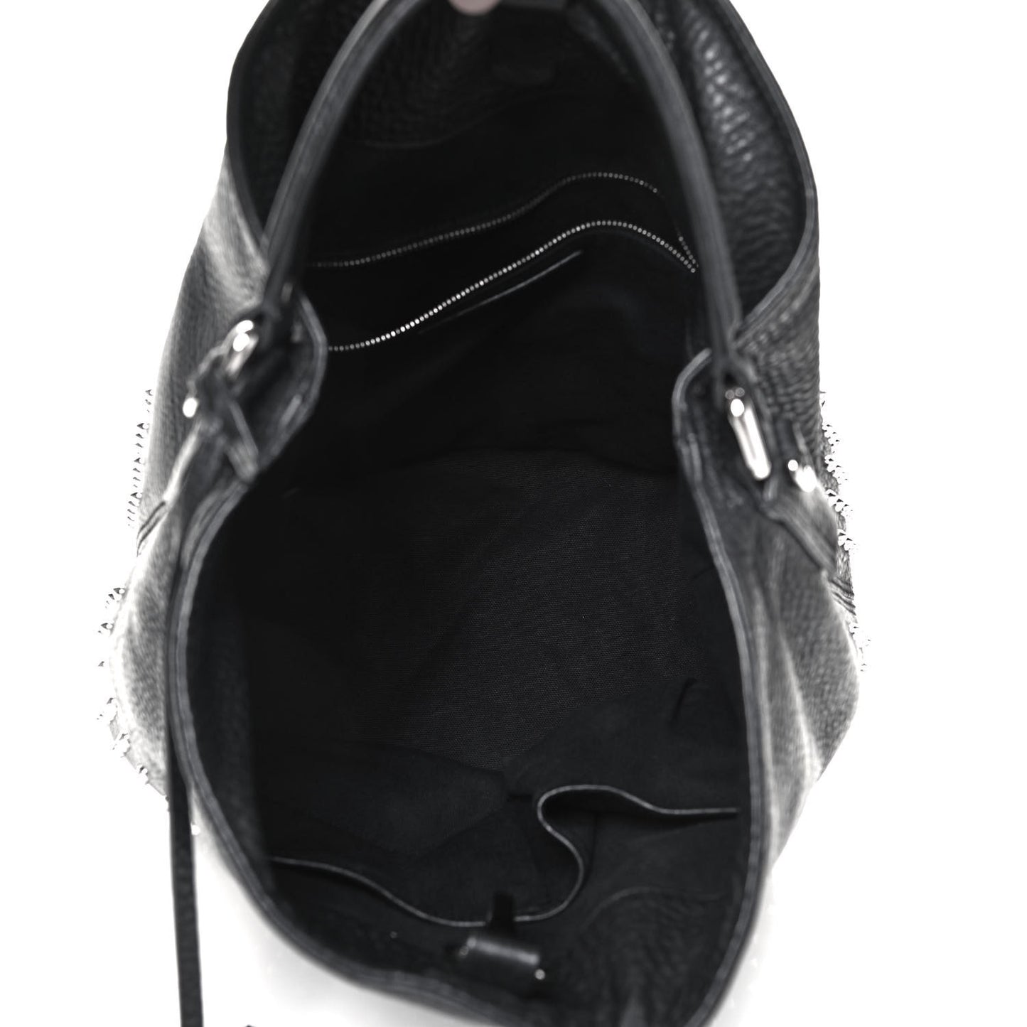 Calfskin Studded Medium Susanna Hobo Black