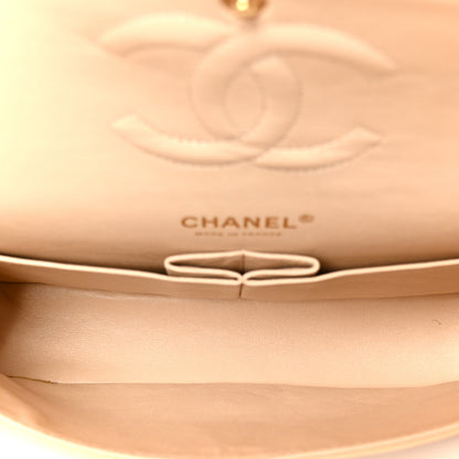 Chanel Caviar Quilted Medium Double Flap Beige 5 of 11