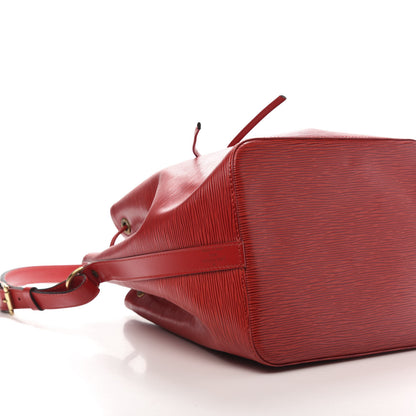 Louis Vuitton Epi Petit Noe Castillan Red 6 of 10